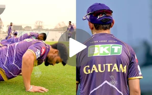 [Watch] Gautam Gambhir Makes KKR Do A Military-Like Training Ahead Of IPL Final Vs SRH
